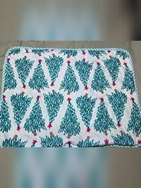 Modern Southern Home Twin Christmas Tree Pillow Sham Holiday Bedding